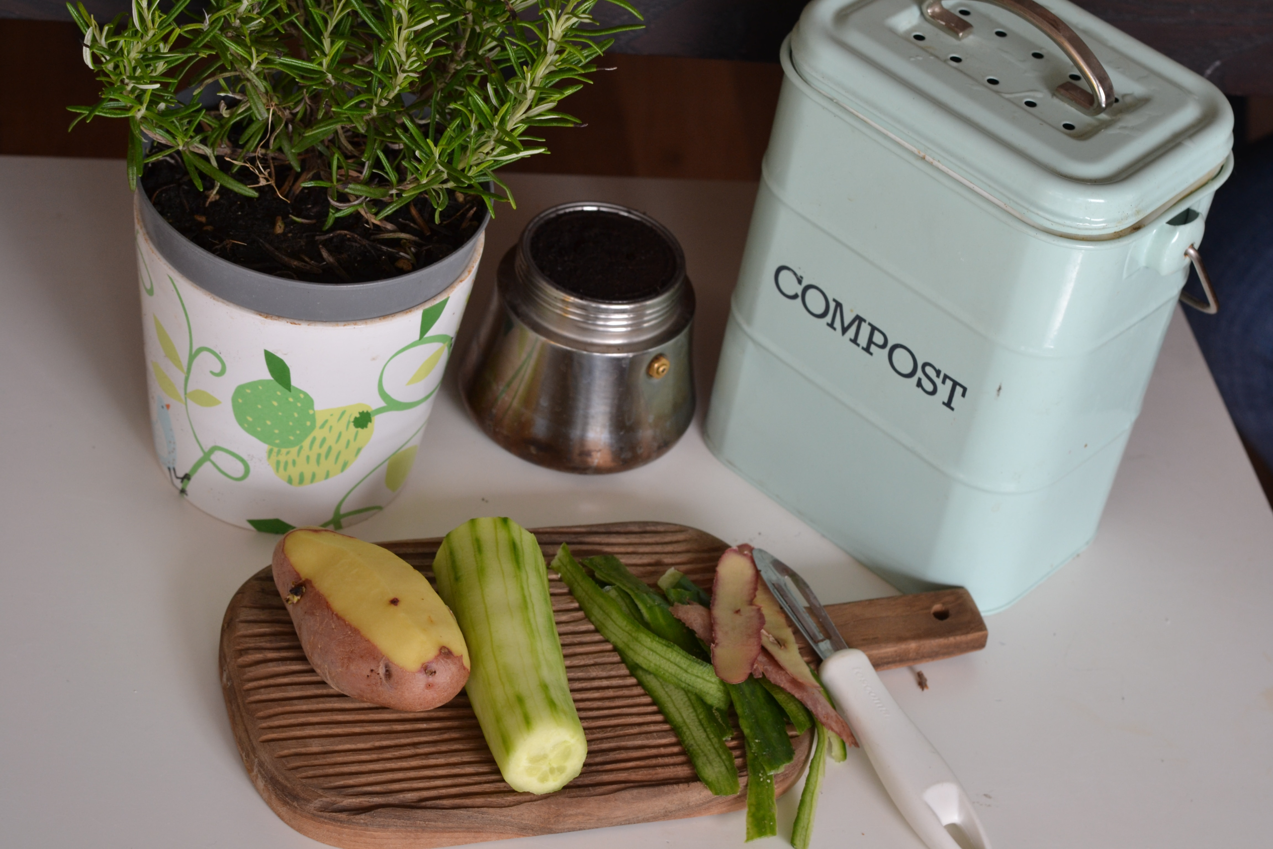 Vintage Compost Crock to hold kitchen scraps before they make it out to the  compost pile.
